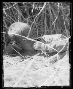 Ranch scenes, hay, Southern California, 1935