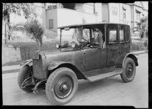 Yellow Taxi Driver, Southern California, 1925