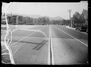 Intersection of Los Feliz Boulevard and Riverside Drive, Los Angeles, CA, 1936