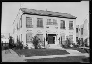 Apartment house - 1133 Queen Anne Place, Los Angeles, CA, 1928