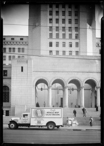 Supervisor Quinn and Kraft cheese, Southern California, 1933