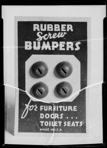 Rubber bumpers, Southern California, 1936