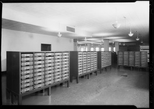 Book installations in Title Insurance Company, Southern California, 1928