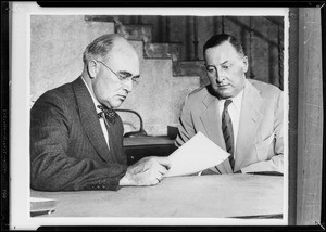 Mr. J.G. Tew, president, and Mr. S.B. Robertson, vice president, Southern California, 1931