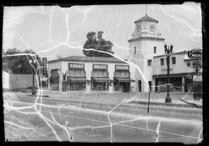 Intersection of San Fernando Road and Grover Avenue, Glendale, CA, 1936