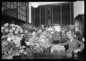 Mr. Stransberger in office, Los Angeles, CA, 1926