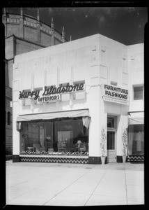 Harry Gladstone shop, Southern California, 1935