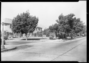 North Fairfax Avenue and Norton Avenue, West Hollywood, CA, 1929