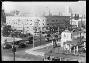 Building on northwest corner of West 8th Street and South Western Avenue, Los Angeles, CA, 1931