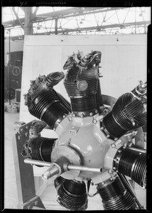 Close ups of working on motor, Southern California, 1929