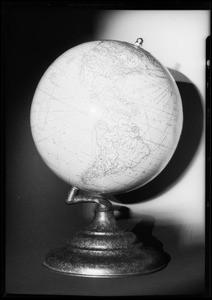 World globe, Southern California, 1932