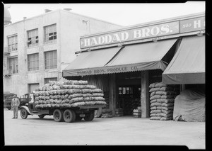 Haddad Brothers truck, Southern California, 1931