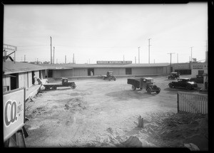 Views of property, Service Material Co., 4656 West Pico Boulevard, Los Angeles, CA, 1932