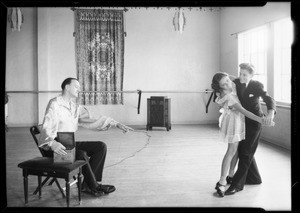 Children being taught at Ryan dancing academy, Southern California, 1933