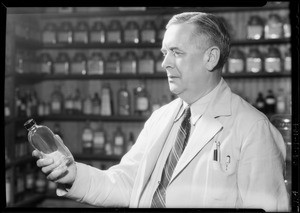 Mr. Donaldson, druggist, Southern California, 1934