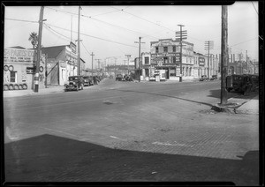 Intersection of Aliso Street & Lyon Street, Los Angeles, CA, 1932