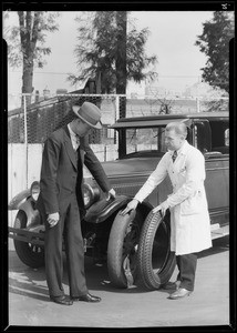 Man & Tire, Western Auto Supply Co., Southern California, 1930