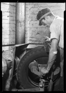 Retread operations, Southern California, 1934