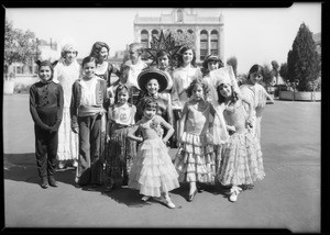 Group of Spanish children, Southern California, 1931