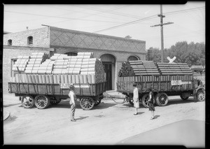 L.A. Paper Co. truck of roofing paper, Southern California, 1926