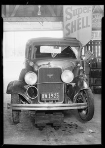 Dodge sedan, R.H. Denham, owner & assured, File #7770, Southern California, 1933