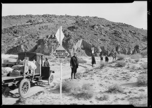 Chevrolet party in Death Valley, CA, 1926