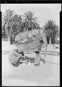 Circus at South Park playground, Southern California, 1931