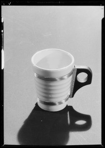 Table set-up and pitcher and cup, Southern California, 1935