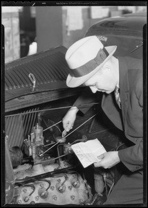 Ford economy run to Frisco with Mr. Hasset of Western Union, Southern California, 1933