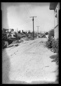 South Carondelet Street between West 4th Street and West 3rd Street, Los Angeles, CA, 1933