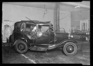 Ford sedan, Jack Horning, owner, Al Monroe, assured, Southern California, 1934