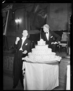 Roosevelt's birthday cake, Southern California, 1934