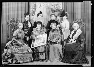 Group of women of 50 years ago, Southern California, 1931