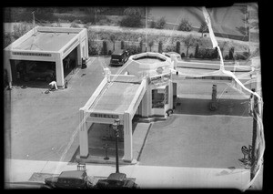 Shell station at West 3rd Street and North Alvarado Street, Los Angeles, CA, 1936