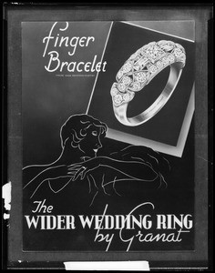 Wedding ring layout, Southern California, 1936