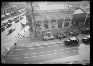 Intersection - West 7th Street and South Figueroa Street, Los Angeles, CA, 1933