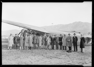 Glendale Chamber of Commerce at Glendale Airport, Glendale, CA, 1928