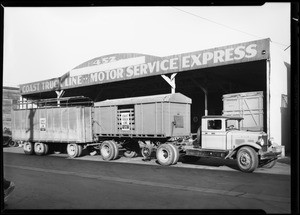 Coast Truck Line, 452 South Hewitt Street, Los Angeles, CA, 1930