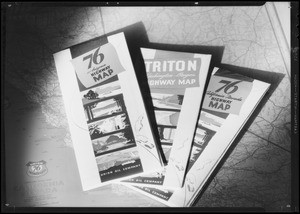 Highway maps, Southern California, 1935