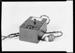 Radio clarifier made by Advance Electric, Southern California, 1930