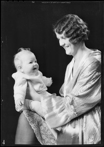 Mother & baby (Ruth Izor & Marylyn), Southern California, 1931
