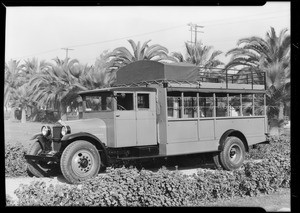 Los Angeles County truck, Southern California, 1929