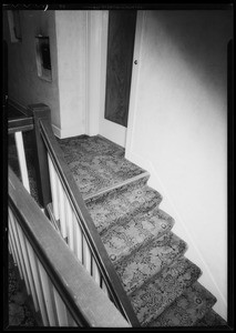 Stairway at Beaumont Manor, 610 South Coronado Street, Los Angeles, CA, 1935