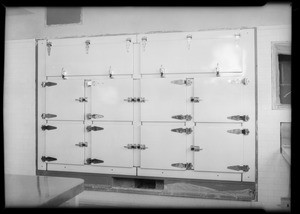 Installations at County Hospital, Packer Ice Machine Co, Los Angeles, CA, 1932