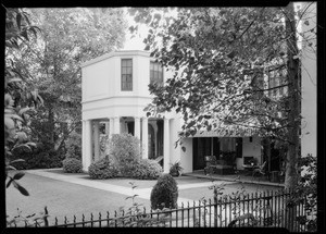 Exteriors of Hunt estate, #3 Berkeley Square, Los Angeles, CA, 1929