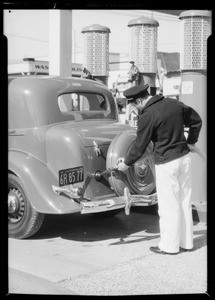 Correct & incorrect methods of service to cars, Southern California, 1935