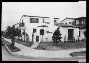 Interior of a house built by Ira McCombs in Leimert Park, Los Angeles, CA, 1929