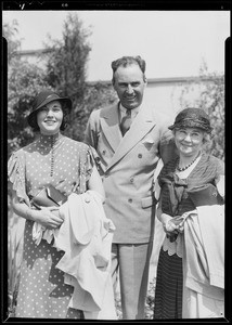 Madame Moisant - Art Gobel - Ruth Elder, California Breakfast Club, Southern California, 1933