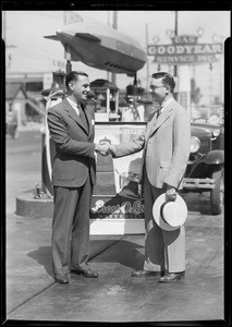 Prestolite publicity, Southern California, 1932