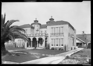 Bureau of Power & Light, National Biscuit Company, home-large castle, Southern California, 1926